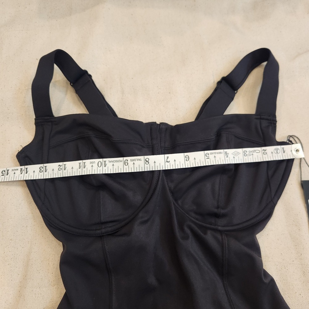 New TA3 Lifty Swimsuit S Black Reg Long H / I Underwire Shapewear Support Swim - Picture 3 of 6